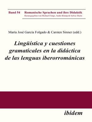 cover image of Lingüística y cuestiones gramaticales en la didáctica de las lenguas iberorrománicas